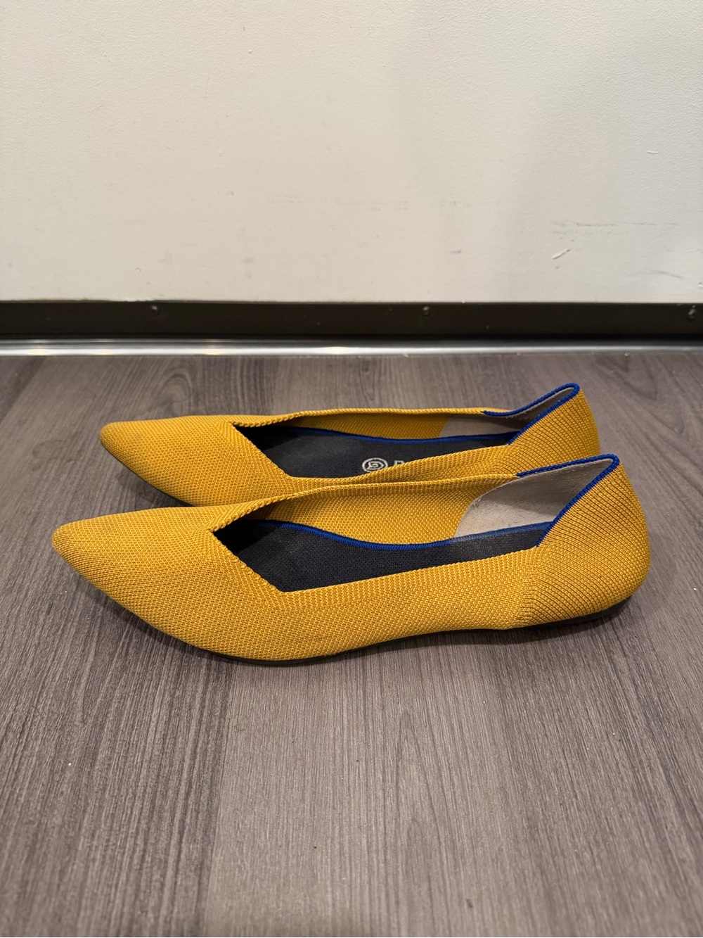 Rothy's The Point Marigold Yellow Luxury Flats Washable Retired Women’s 10 US